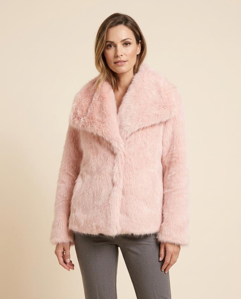 Lulus Secrets - Rasen | Faux Fur Single-Breasted Jacket Women
