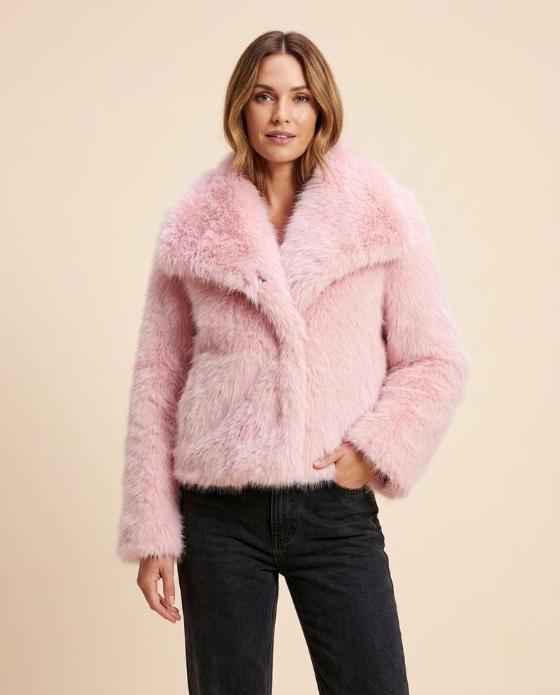 Lulus Secrets - Rasen | Faux Fur Single-Breasted Jacket Women