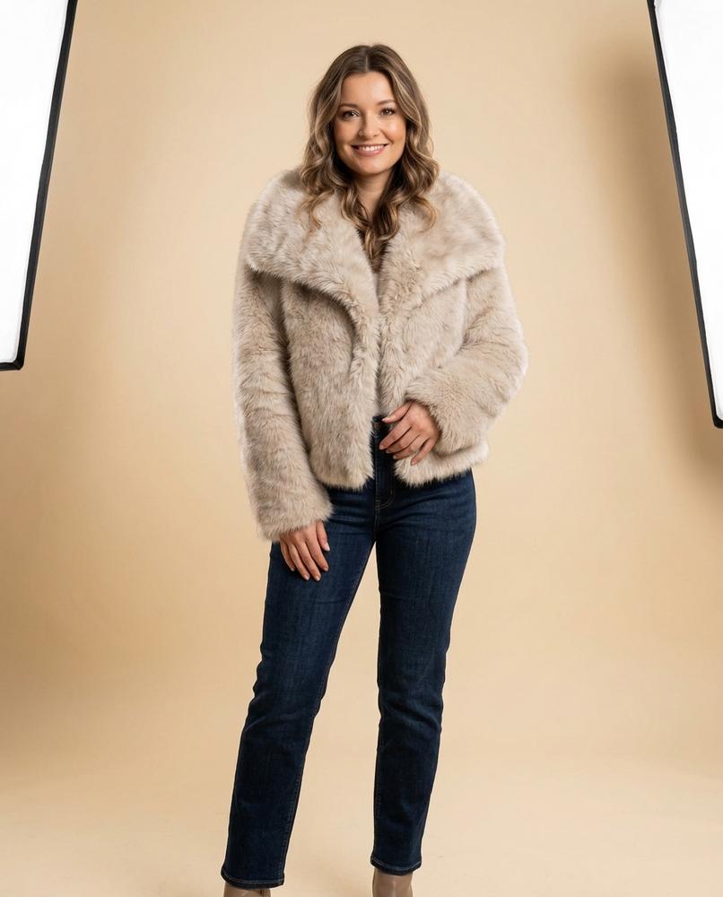 Lulus Secrets - Rasen | Faux Fur Single-Breasted Jacket Women