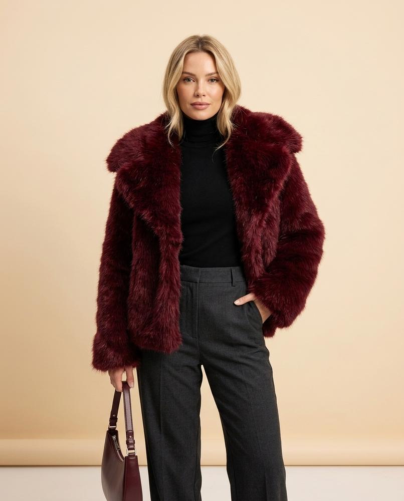 Lulus Secrets - Rasen | Faux Fur Single-Breasted Jacket Women