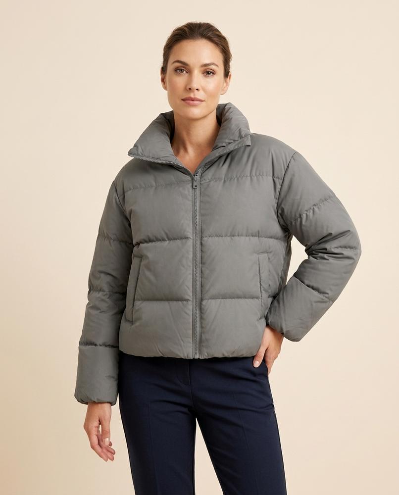Lulus Secrets - Tisol | Padded Stand-Collar Jacket Women