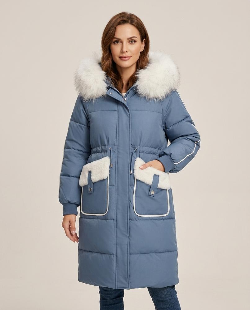 Lulus Secrets - Ladar | Padded Fur-Trimmed Coat Women