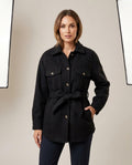 Lulus Secrets - Salan | Belted Button-Front Jacket Women