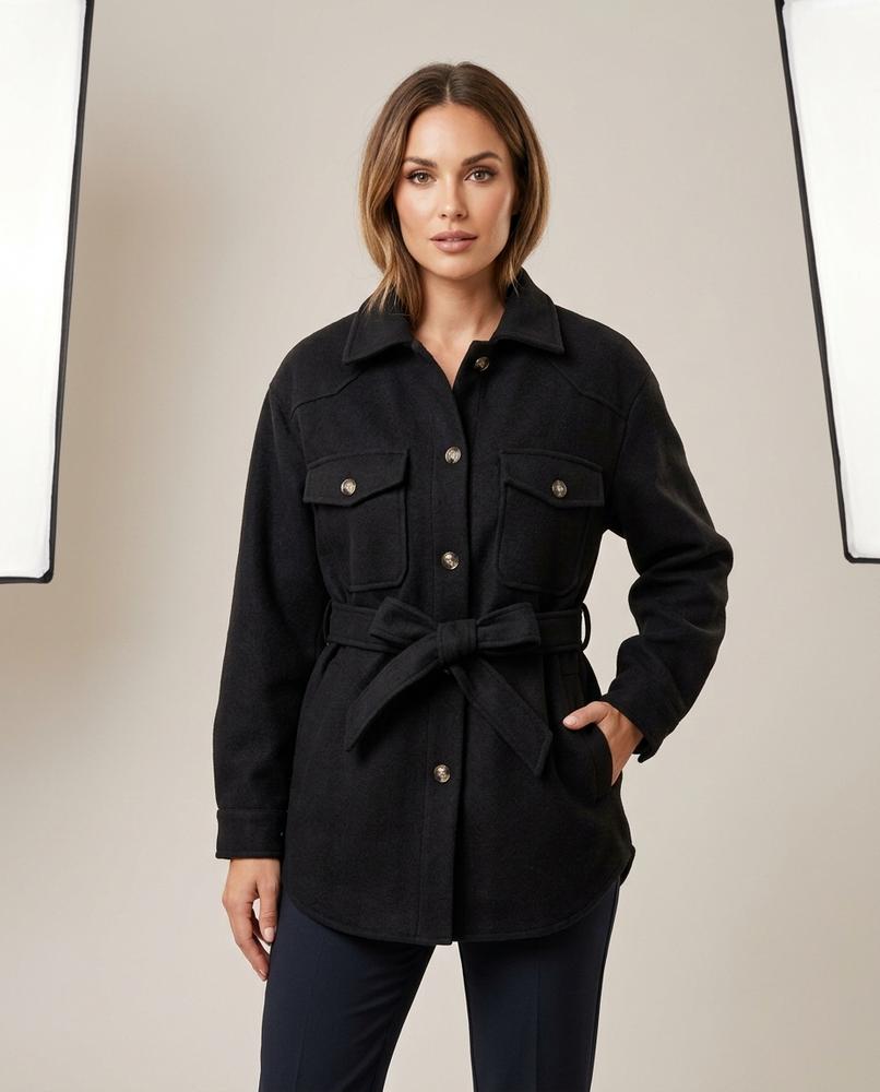 Lulus Secrets - Salan | Belted Button-Front Jacket Women
