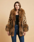 Lulus Secrets - Samin | Leopard Print Fur-Trimmed Coat Women
