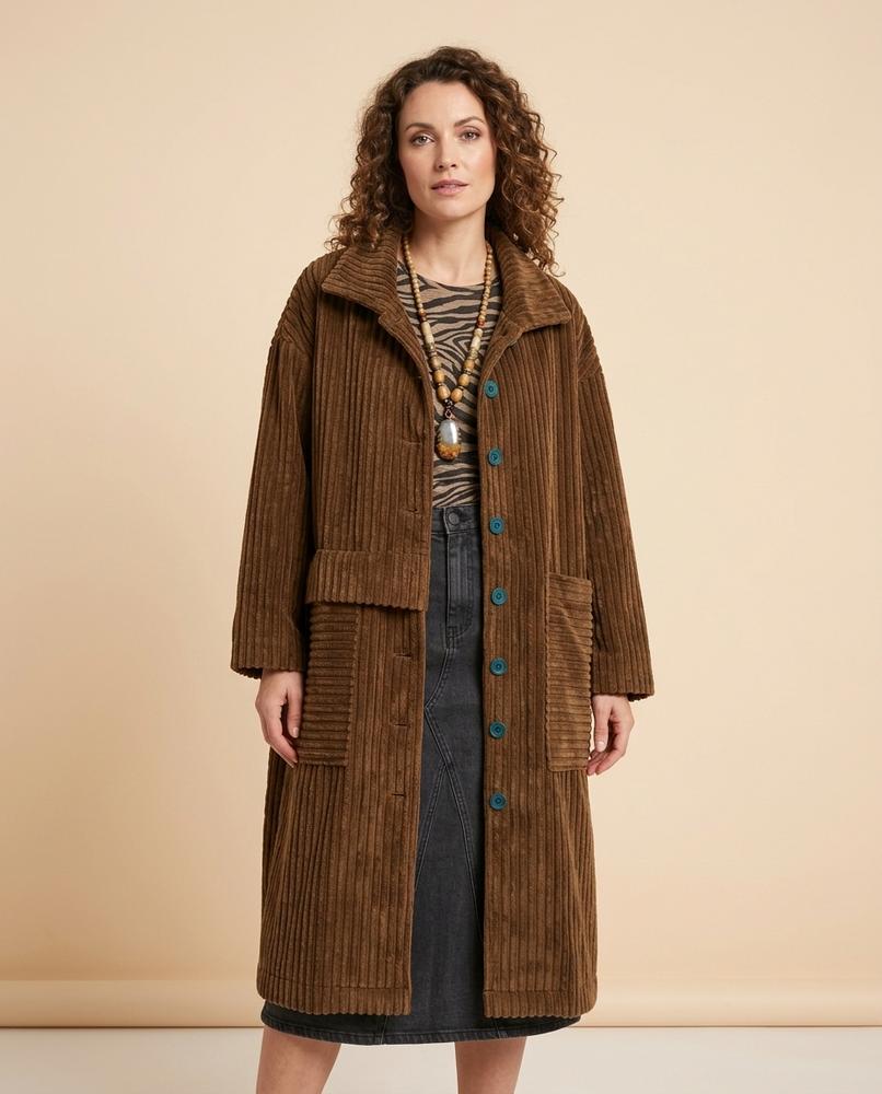 Lulus Secrets - Caron | Corduroy Longline Coat Women