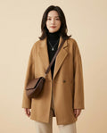 Lulus Secrets - Zamar | Double-Breasted Wool-Blend Coat Women