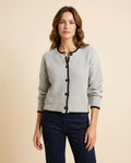 Lulus Secrets - Damar | Ribbed Contrast Trim Knit Cardigan Women