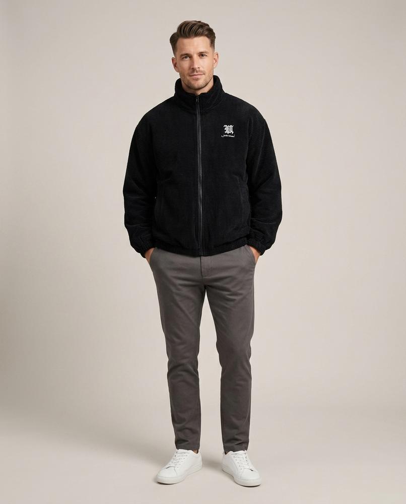 Lulus Secrets - Timin | Ribbed Zip-Up Jacket Men