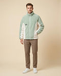 Lulus Secrets - Niram | Color-Block Fleece Jacket Men