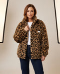 Lulus Secrets - Minav | Plush Leopard Print Jacket Women