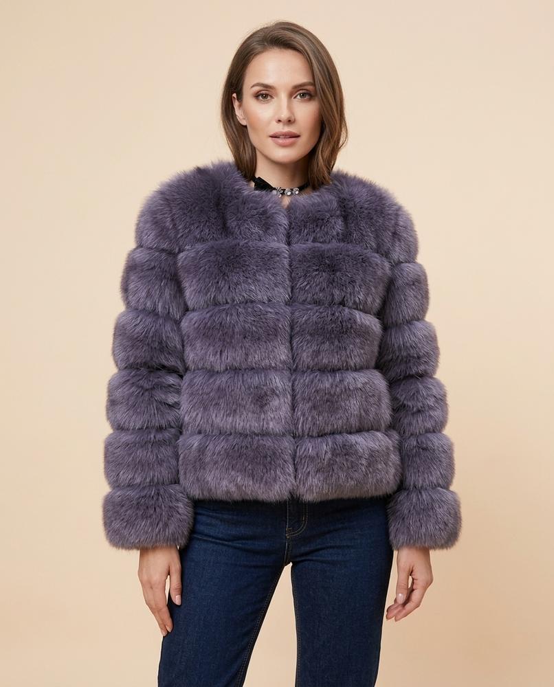 Lulus Secrets - Yosen | Tiered Faux Fur Jacket Women