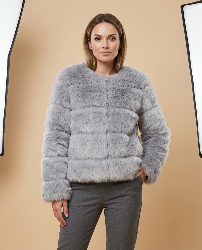 Lulus Secrets - Yosen | Tiered Faux Fur Jacket Women