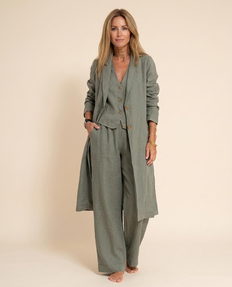 Lulus Secrets - Lysil | Linen Three-Piece Suit Women