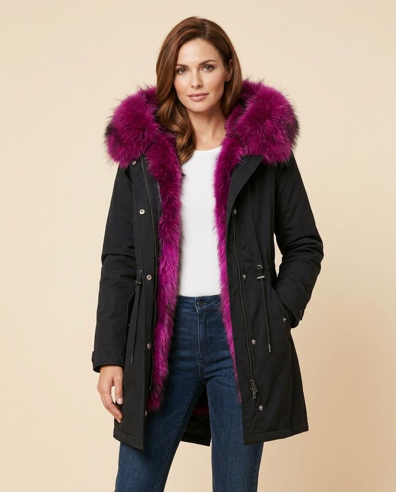 Lulus Secrets - Mavan | Fur-Trimmed Lined Coat Women