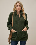 Lulus Secrets - Elsel | Teddy Fleece Zip-Up Jacket Women