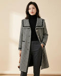 Lulus Secrets - Almon | Houndstooth Loose-Fit Coat Women