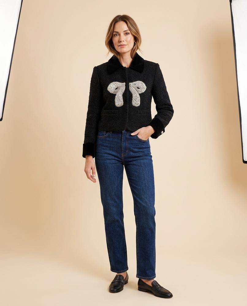 Lulus Secrets - Nedan | Textured Embellished Jacket Women