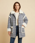 Lulus Secrets - Mamir | Plaid Shearling-Trimmed Coat Women
