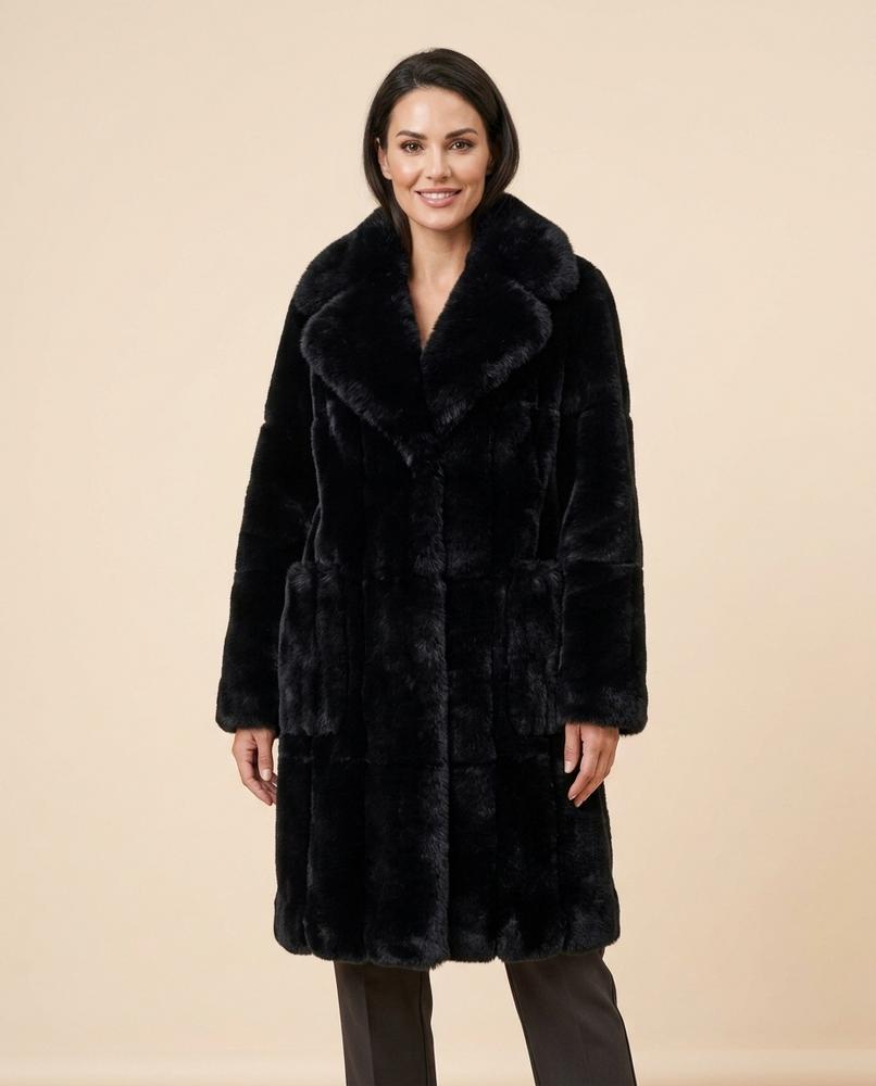 Lulus Secrets - Tiran | Faux Fur Maxi-Length Coat Women