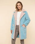 Lulus Secrets - Zamir | Two-Tone Fleece Coat Women