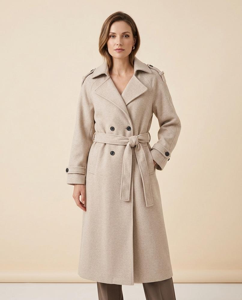 Lulus Secrets - Rorel | Double-Breasted Belted Coat Women