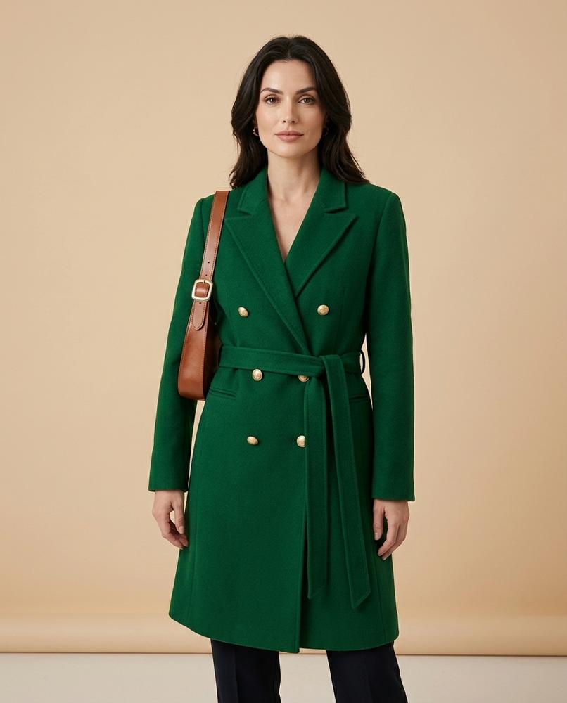 Lulus Secrets - Lamor | Double-Breasted Belted Coat Women