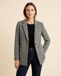 Lulus Secrets - Kevar | Herringbone Single-Breasted Blazer Women