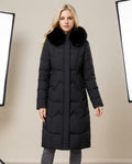 Lulus Secrets - Allin | Quilted Fur-Collar Coat Women