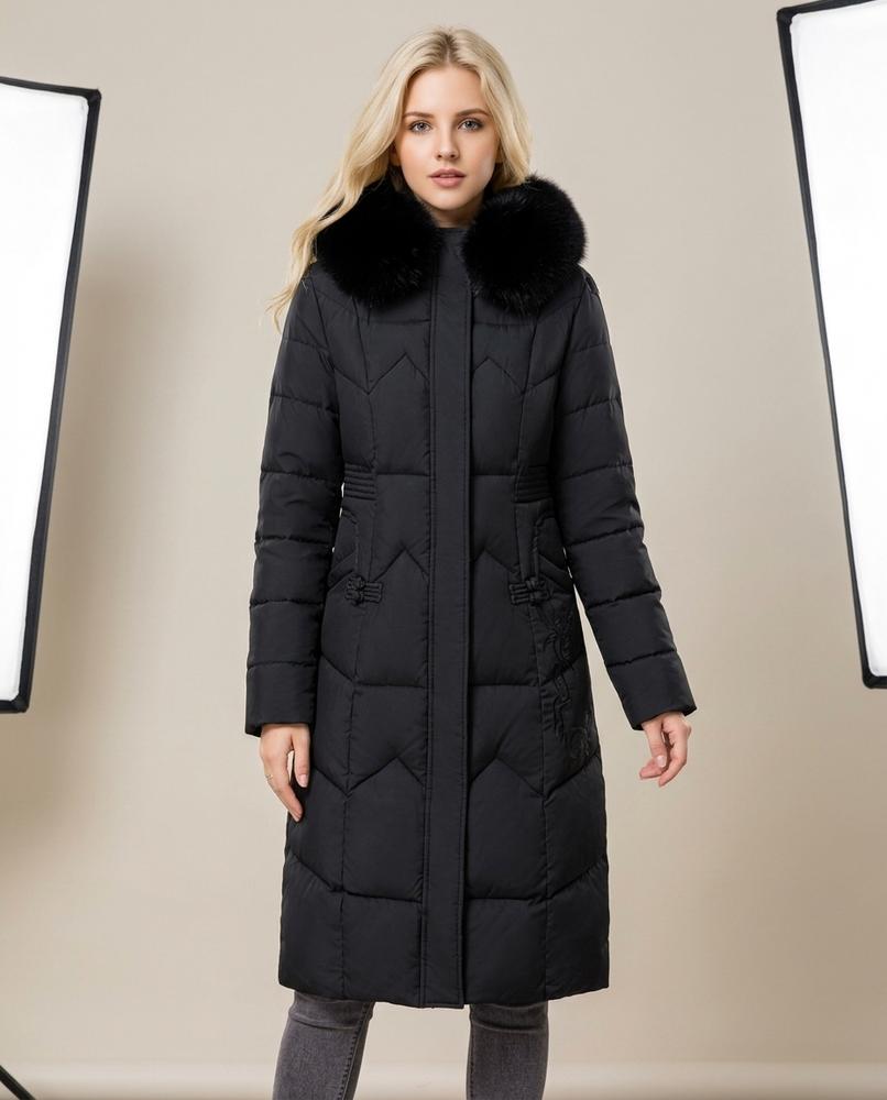Lulus Secrets - Allin | Quilted Fur-Collar Coat Women