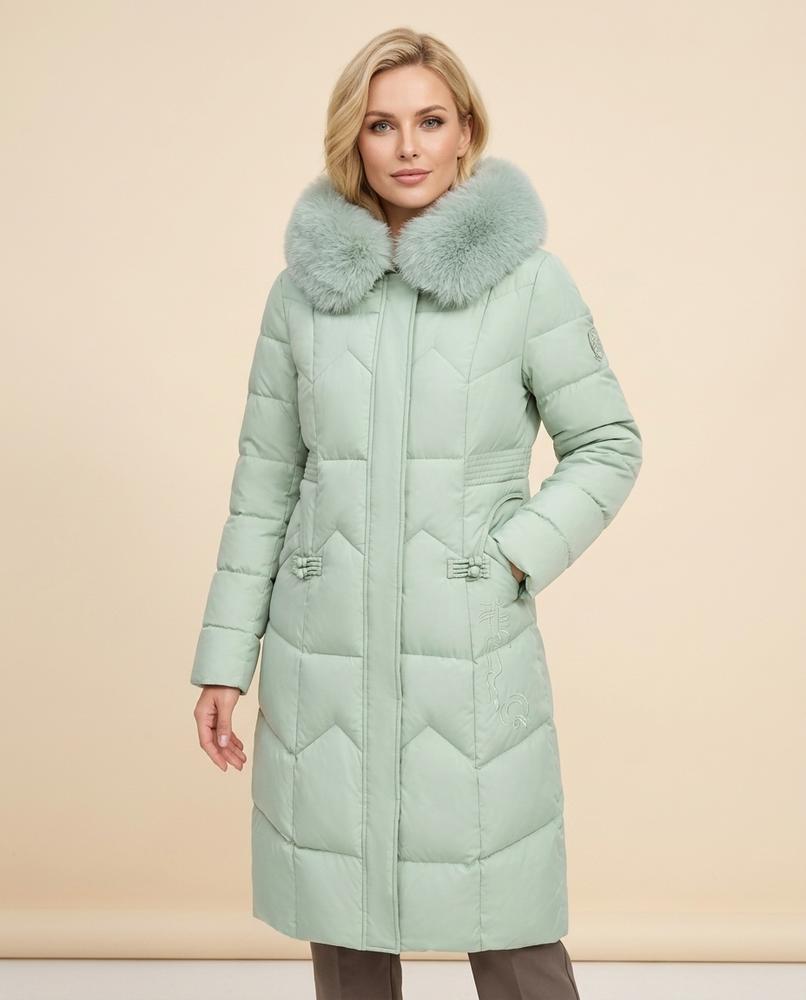 Lulus Secrets - Allin | Quilted Fur-Collar Coat Women