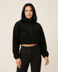 Lulus Secrets - Cakar | Cropped Fleece Jacket Women