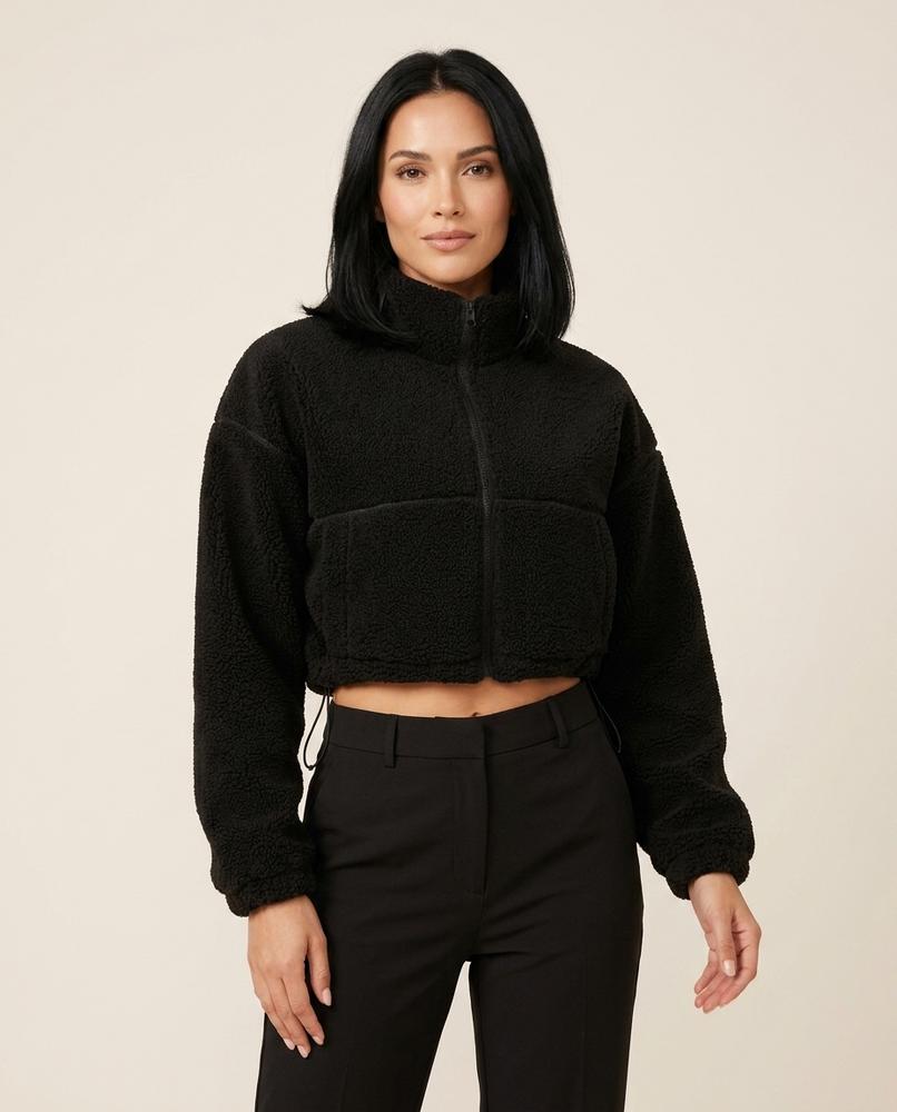 Lulus Secrets - Cakar | Cropped Fleece Jacket Women