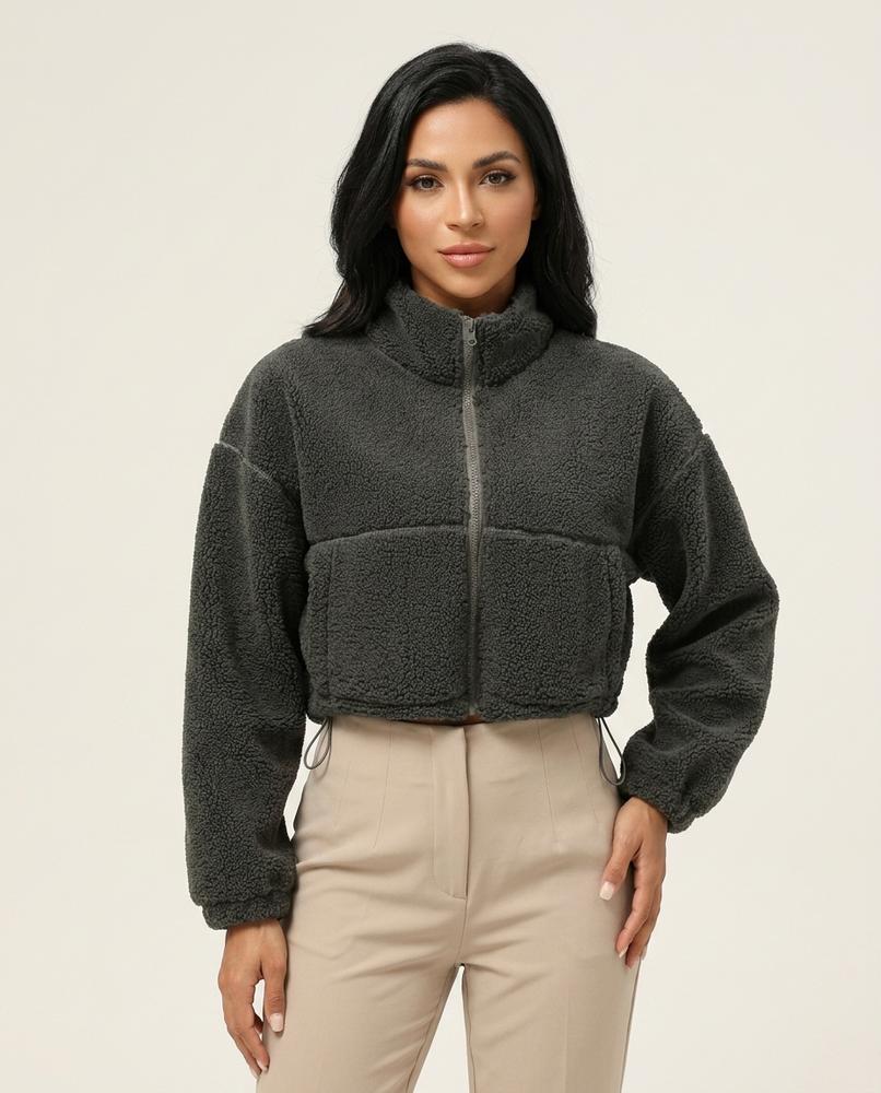 Lulus Secrets - Cakar | Cropped Fleece Jacket Women