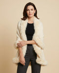 Lulus Secrets - Yosel | Open-Front Fur-Trimmed Knit Cardigan Women