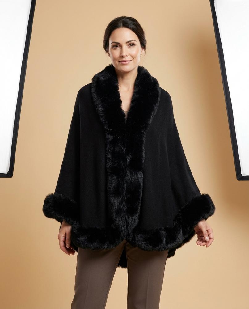 Lulus Secrets - Yosel | Open-Front Fur-Trimmed Knit Cardigan Women