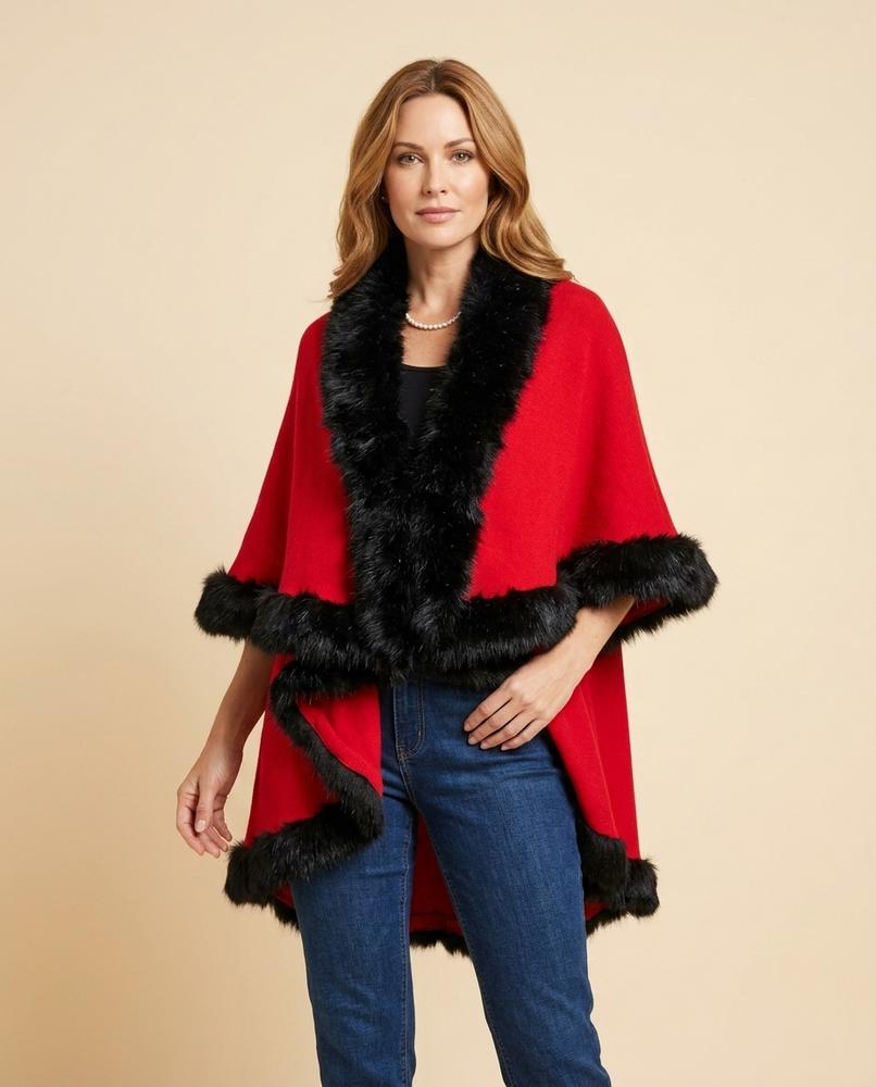 Lulus Secrets - Yosel | Open-Front Fur-Trimmed Knit Cardigan Women