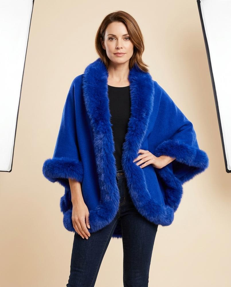 Lulus Secrets - Yosel | Open-Front Fur-Trimmed Knit Cardigan Women