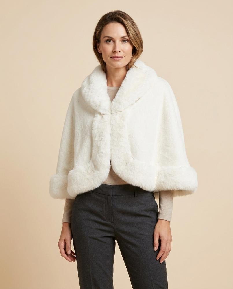 Lulus Secrets - Yosel | Open-Front Fur-Trimmed Knit Cardigan Women