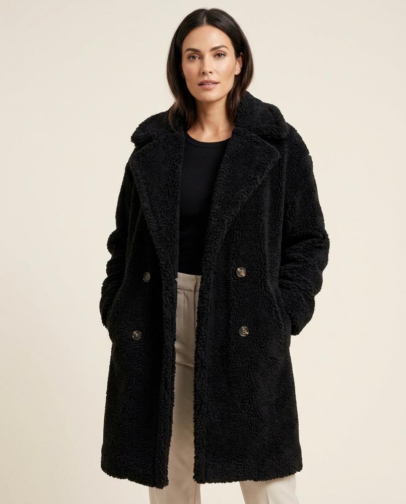 Lulus Secrets - Rator | Teddy Double-Breasted Coat Women