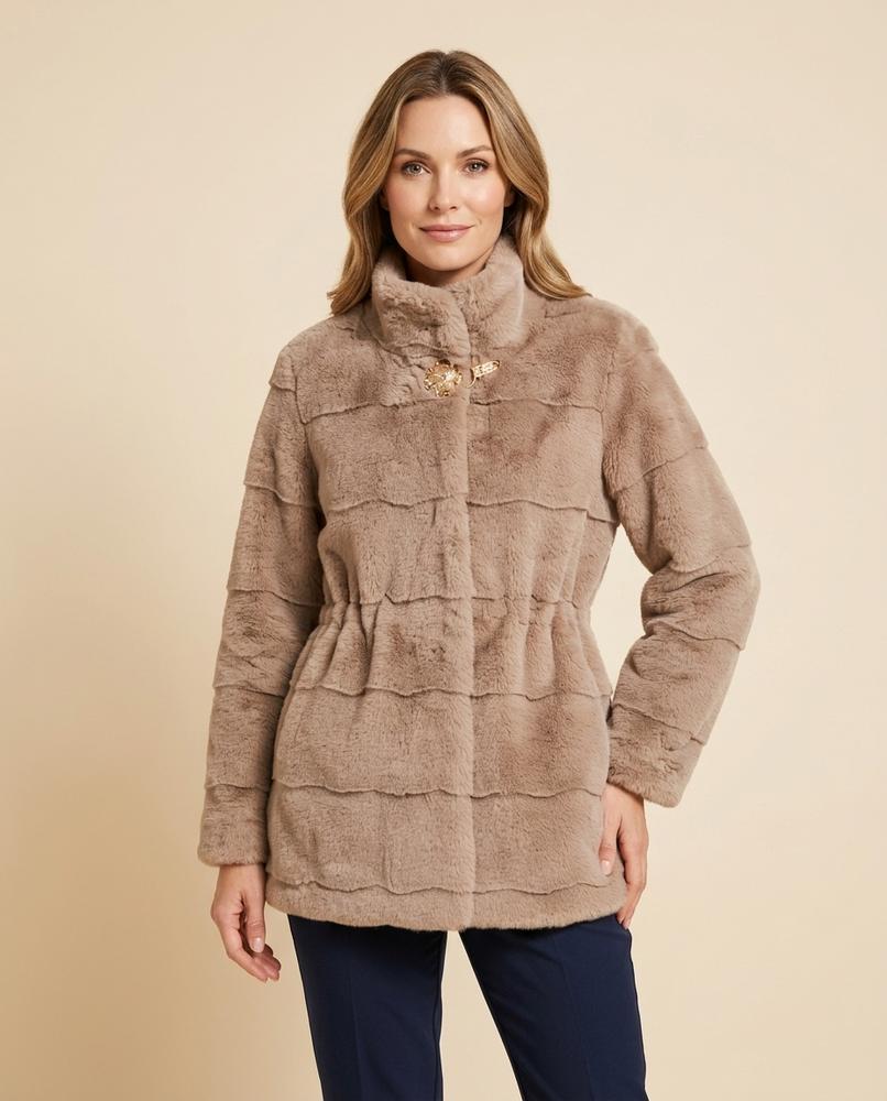 Lulus Secrets - Coken | Plush Buttoned Coat Women