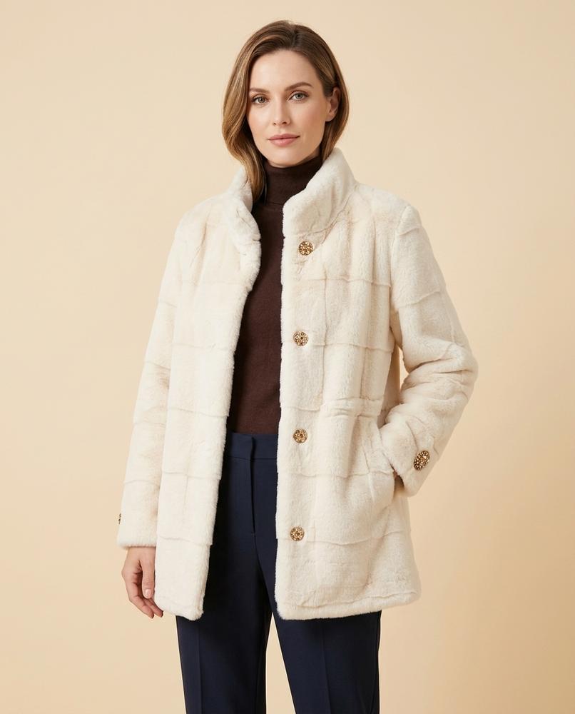 Lulus Secrets - Coken | Plush Buttoned Coat Women