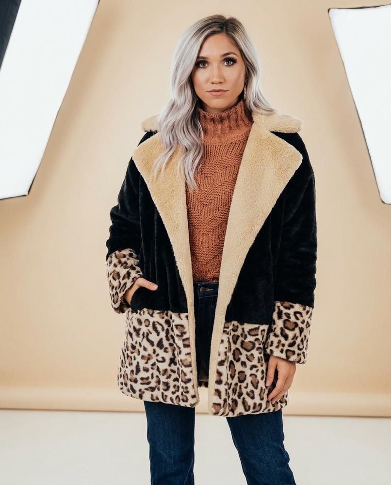 Lulus Secrets - Masin | Hooded Plush Coat Women