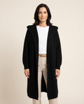 Lulus Secrets - Arsin | Hooded Longline Knit Cardigan Women