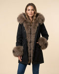 Lulus Secrets - Tiven | Fur-Trimmed Lined Coat Women