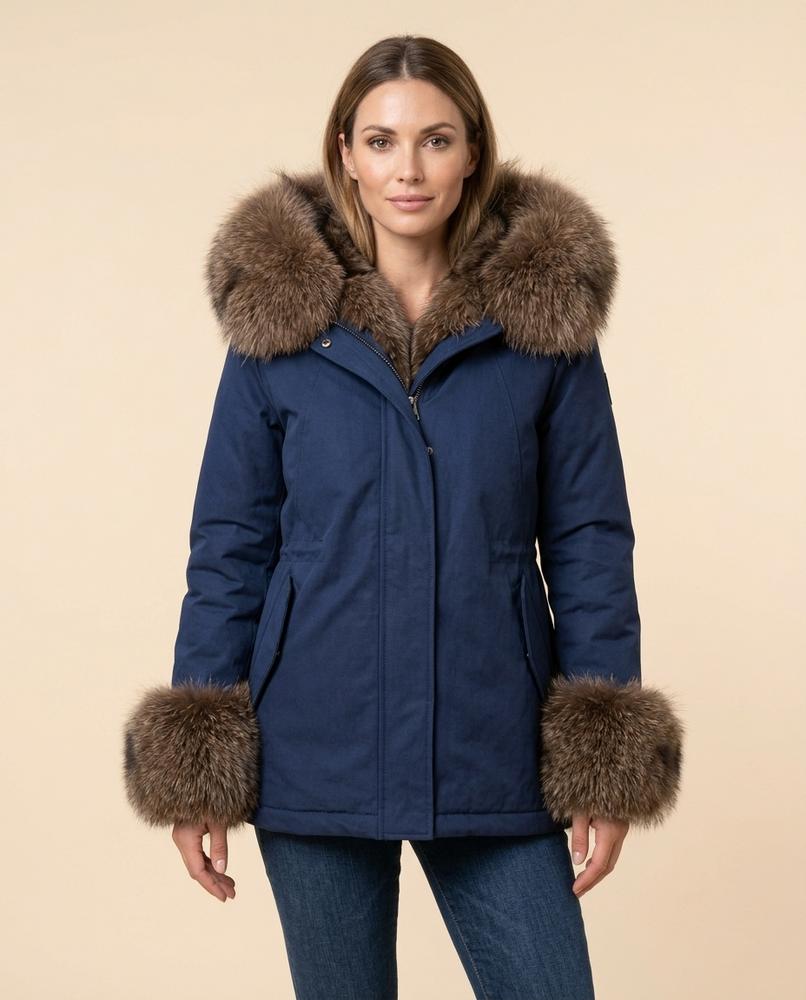 Lulus Secrets - Tiven | Fur-Trimmed Lined Coat Women
