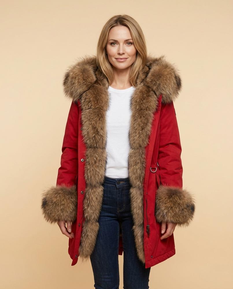 Lulus Secrets - Tiven | Fur-Trimmed Lined Coat Women