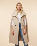 Lulus Secrets - Lalen | Double-Breasted Cape-Style Coat Women