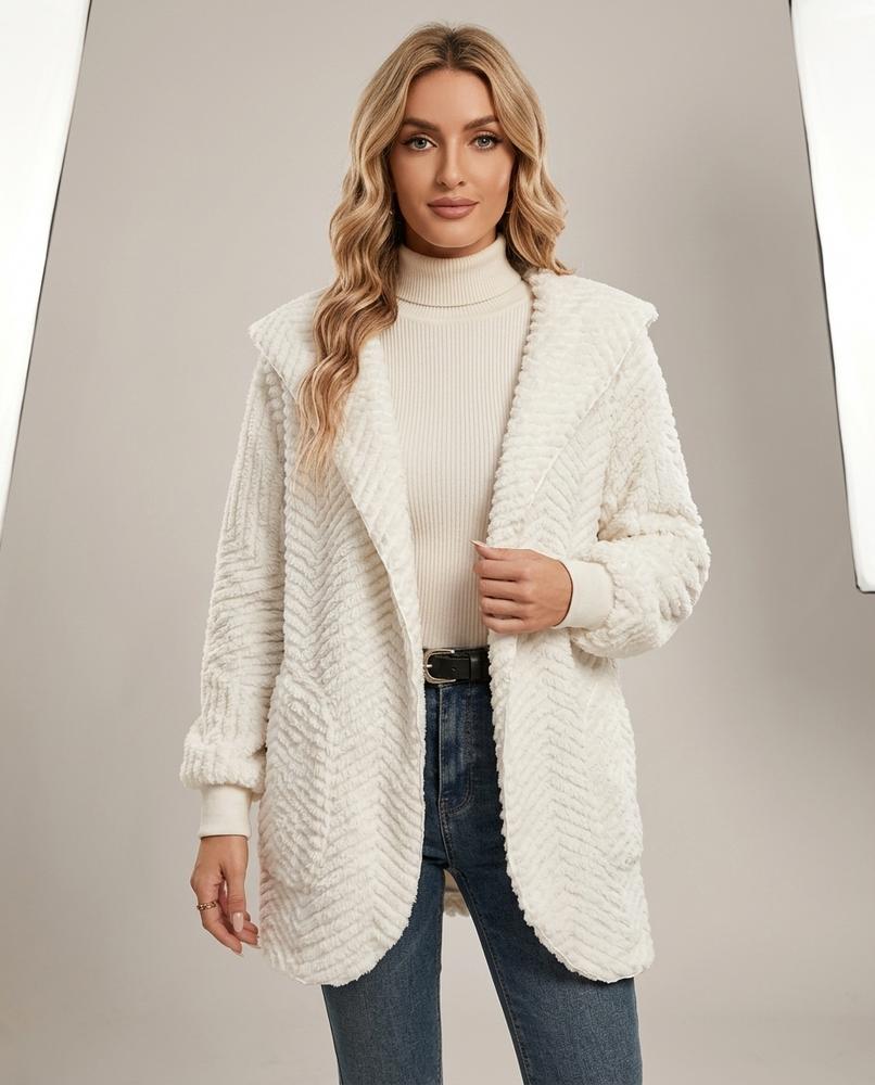 Lulus Secrets - Sasen | Hooded Textured Cardigan Women