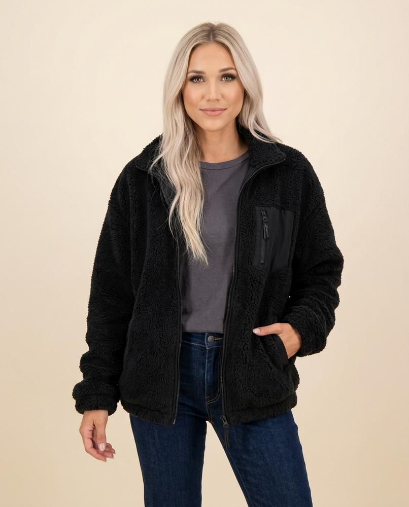 Lulus Secrets - Seran | Zip-Up Sherpa Jacket Women